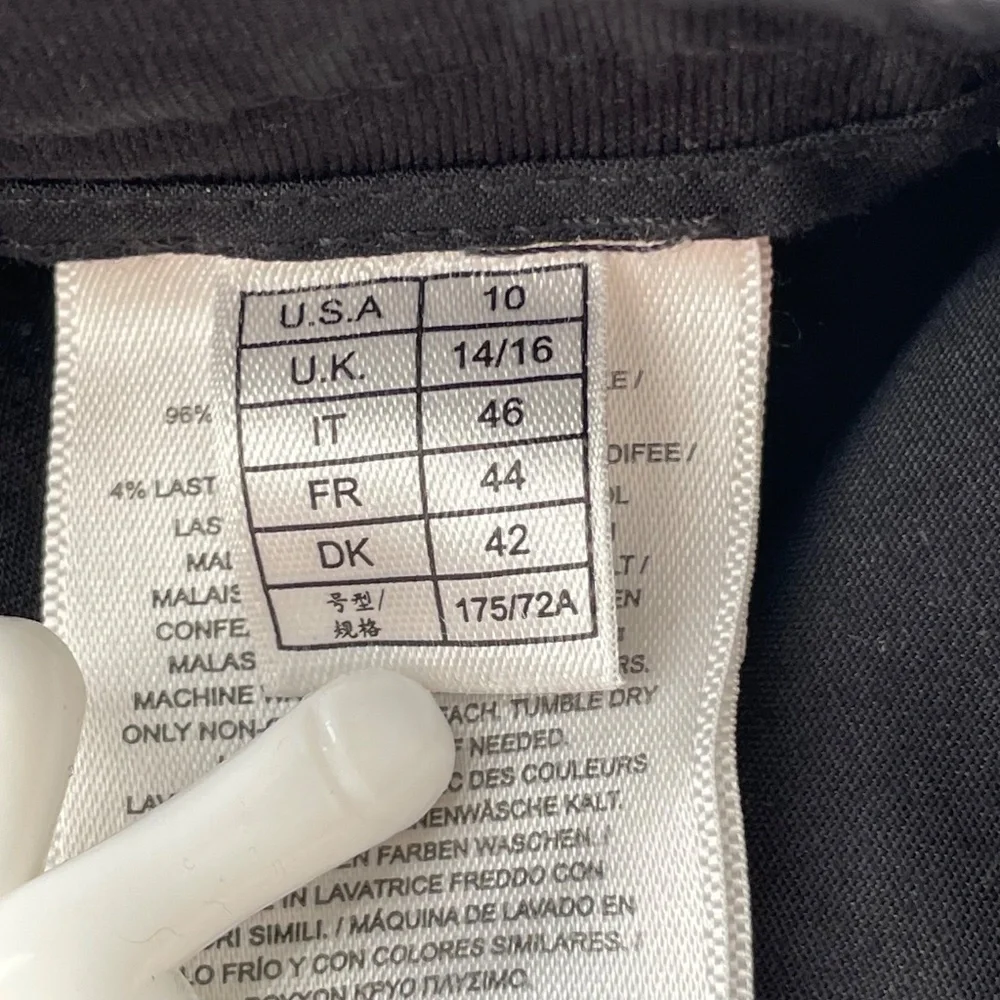 BROOKS BROTHERS Women's Size 10 Black Chino Ankle Pants